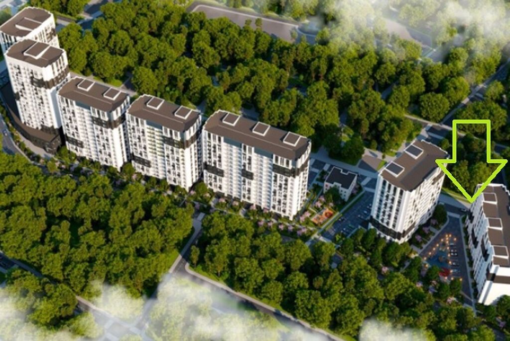 2 комнаты, 74 м², Южная Магистраль Элитка, 9 этаж, ПСО (под самоотделку): фото 6