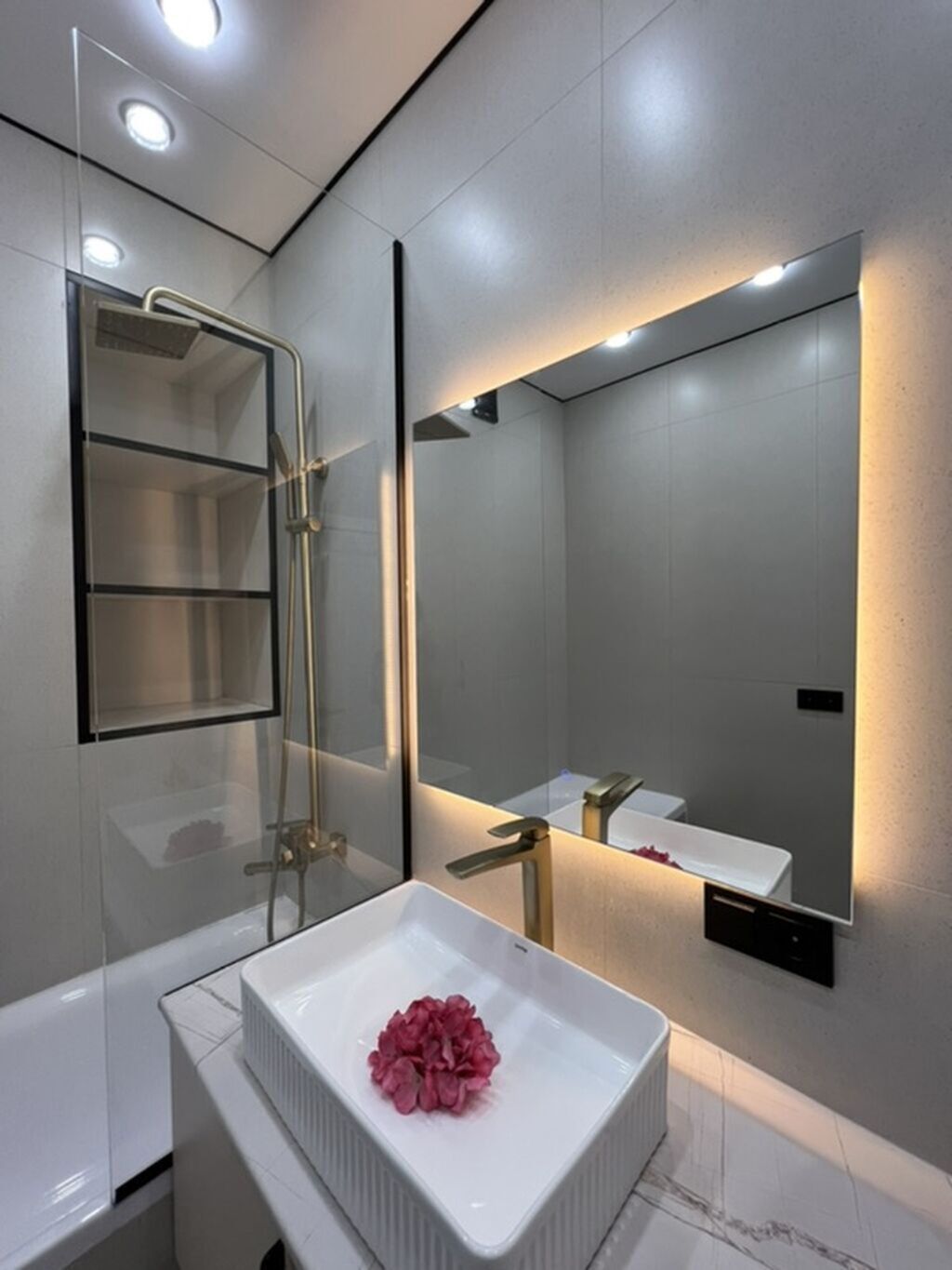2 комнаты, 71 м², Кок-Жар ж/м Элитка, 12 этаж, Дизайнерский ремонт: фото 8