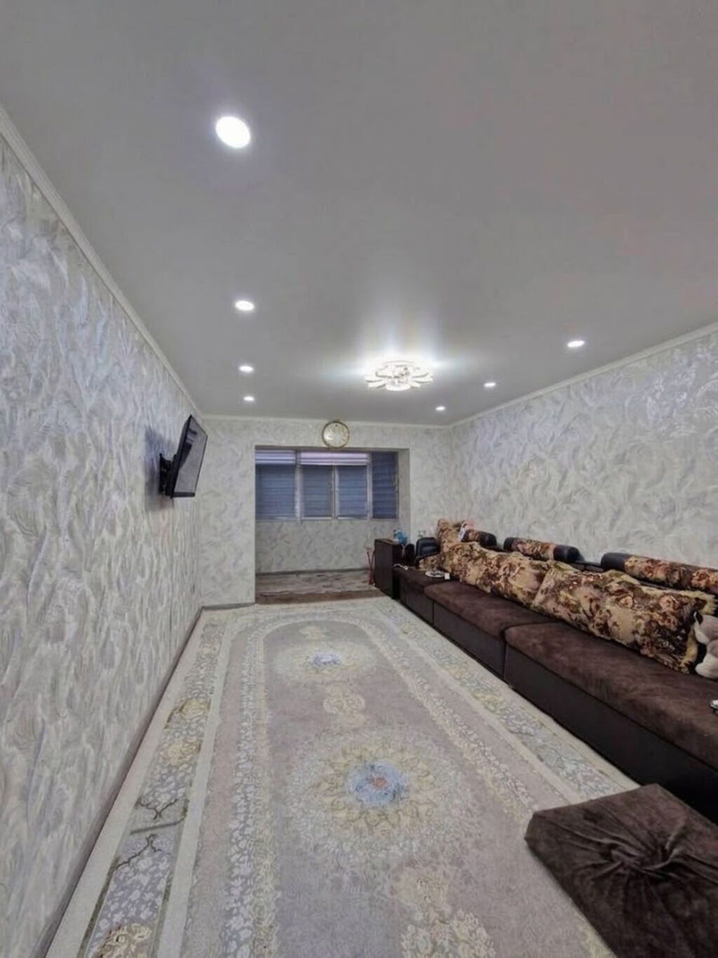 2 комнаты, 50 м², Аламединский рынок / базар Индивидуалка, 5 этаж, Евроремонт: фото 1