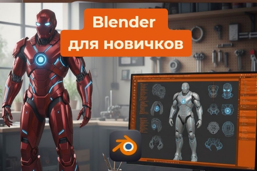 Blender для новичков — индивидуальные занятия по 3D-графике с нуля