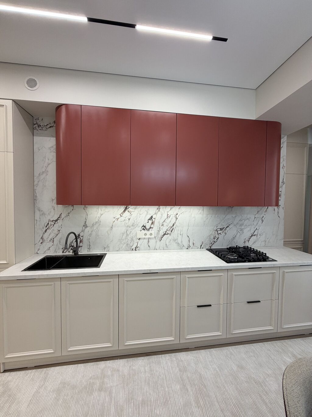 2 комнаты, 86 м², Асанбай мкр Элитка, 5 этаж, Дизайнерский ремонт: фото 8
