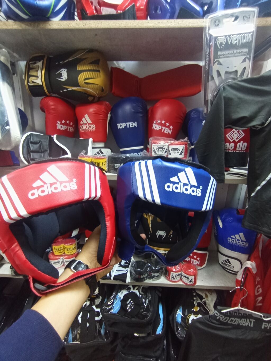 Шлем боксерский Adidas, боксерский шлем Мощный шлем для боксерев — фото 4