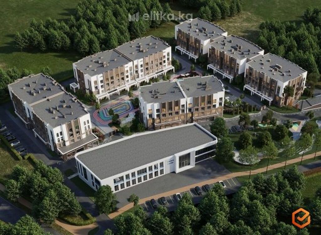 2 комнаты, 68 м², Орто-Сай с. Элитка, 3 этаж, ПСО (под самоотделку): фото 2