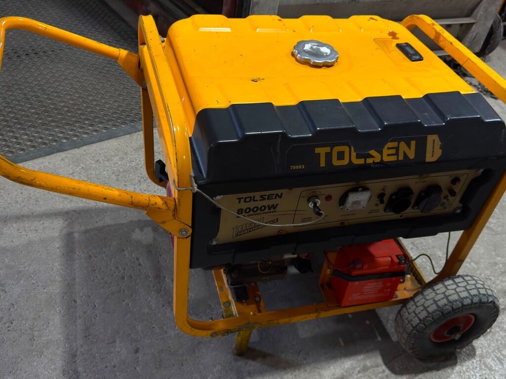 ПРОДАЮ БЕНЗИНОВЫЙ ГЕНЕРАТОР TOLSEN 8 кВт Бензиновый генератор: фото 6