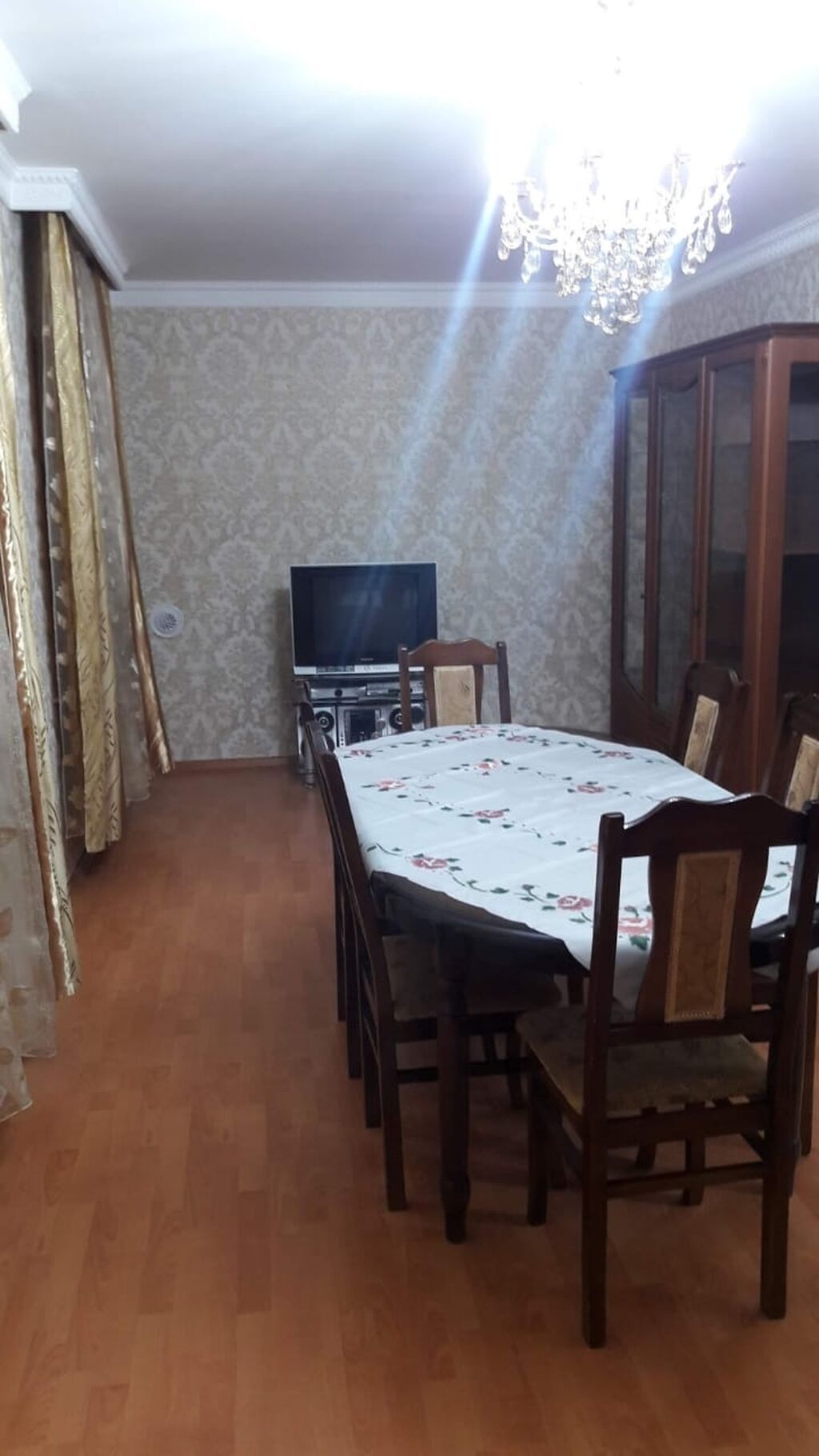 3 otaqlı həyət evi – mətbəx, hamam otağı və məişət texnikası ilə