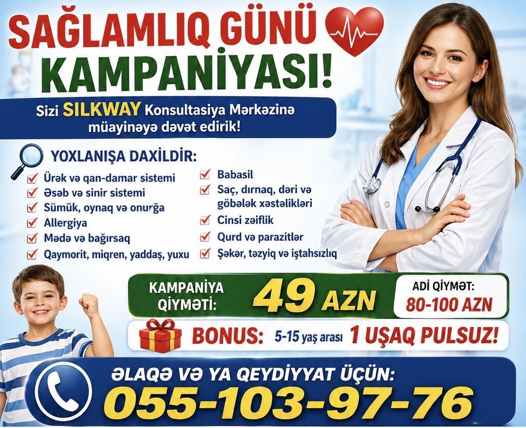 Silkway Sağlamlıq Mərkəzi Ümumi Orqan Yoxlanışı - 2