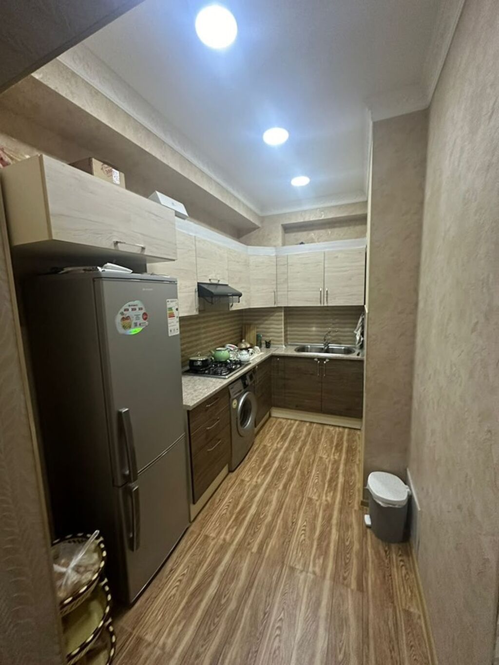 🏢 16 mərtəbəli yeni tikili binanın 11-cü mərtəbəsi 🛏️ 2 otaq 📐 60 kv.m
