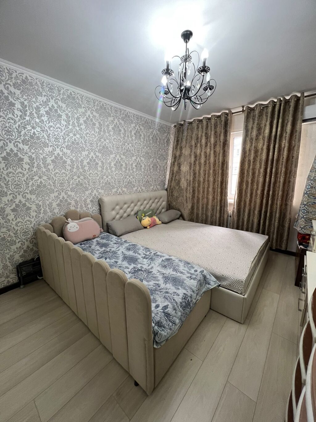 2 комнаты, 68 м², Тунгуч мкр Элитка, 4 этаж, Евроремонт: фото 4