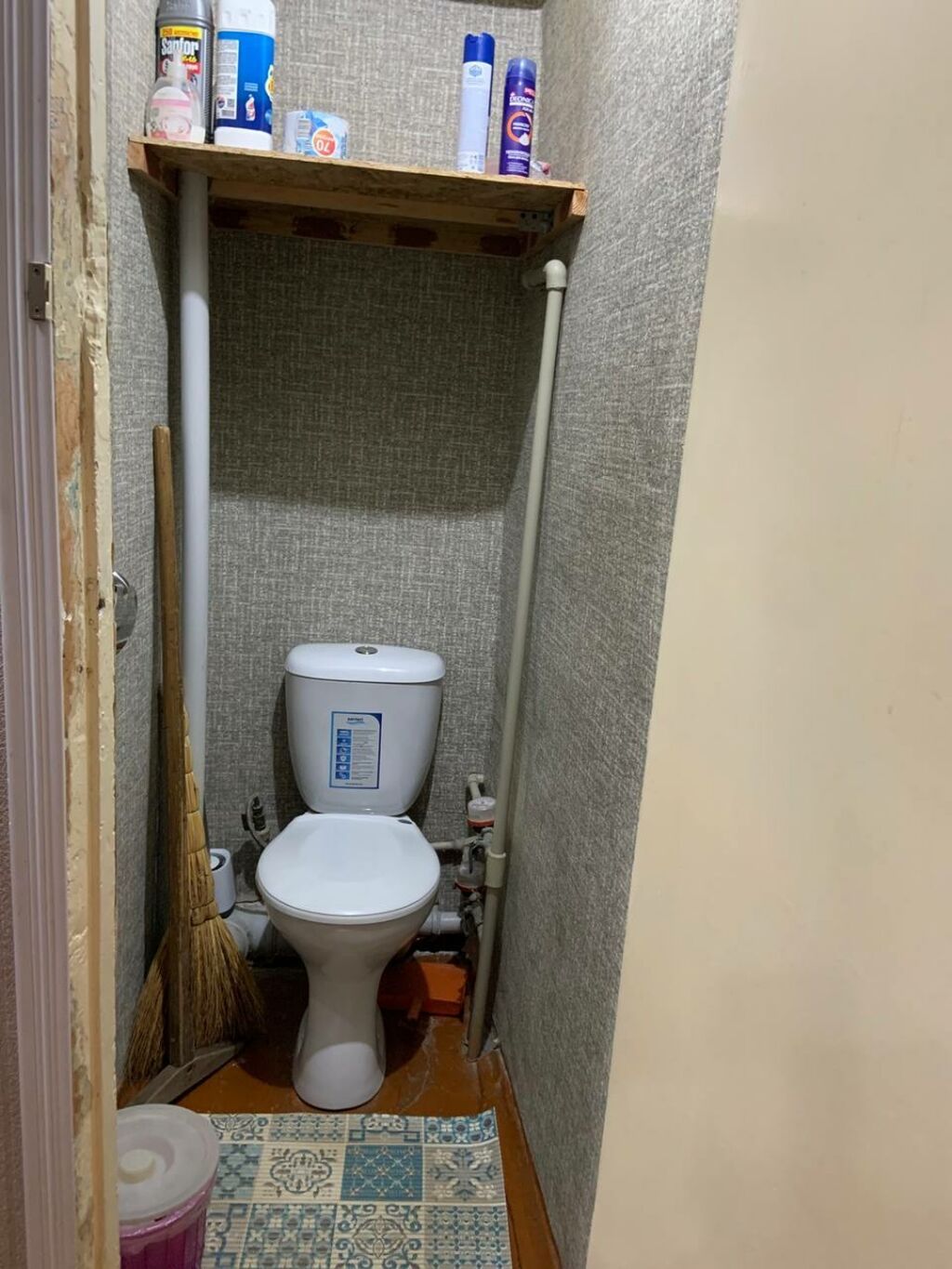2 комнаты, 44 м², Космос Индивидуалка, 5 этаж, Требуется ремонт: фото 4