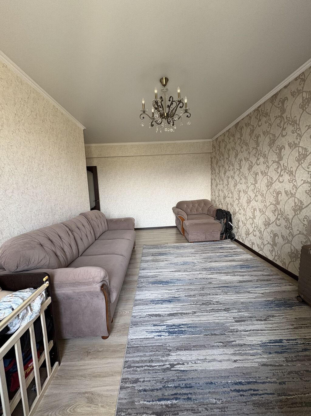 3 комнаты, 72 м², Пишпек Индивидуалка, 5 этаж, Косметический ремонт: фото 3