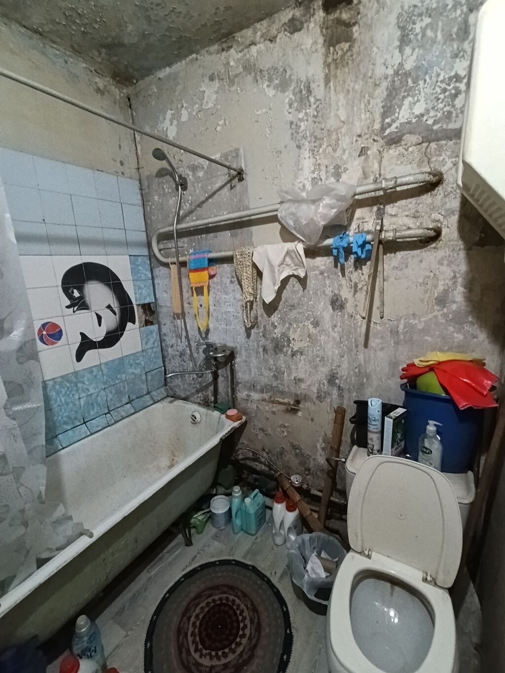 1 комната, 32 м², Кудайберген авторынок 104 серия, 1 этаж, Старый ремонт: фото 5