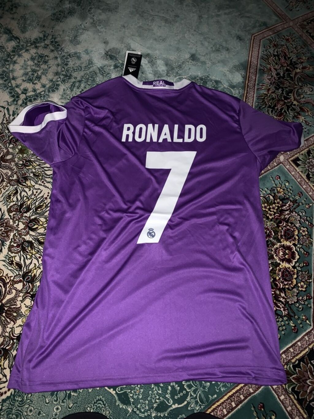НОВАЯ РАЗМЕР МКА Игровая футболка Real Madrid 2016/17 от adidas: фото 2