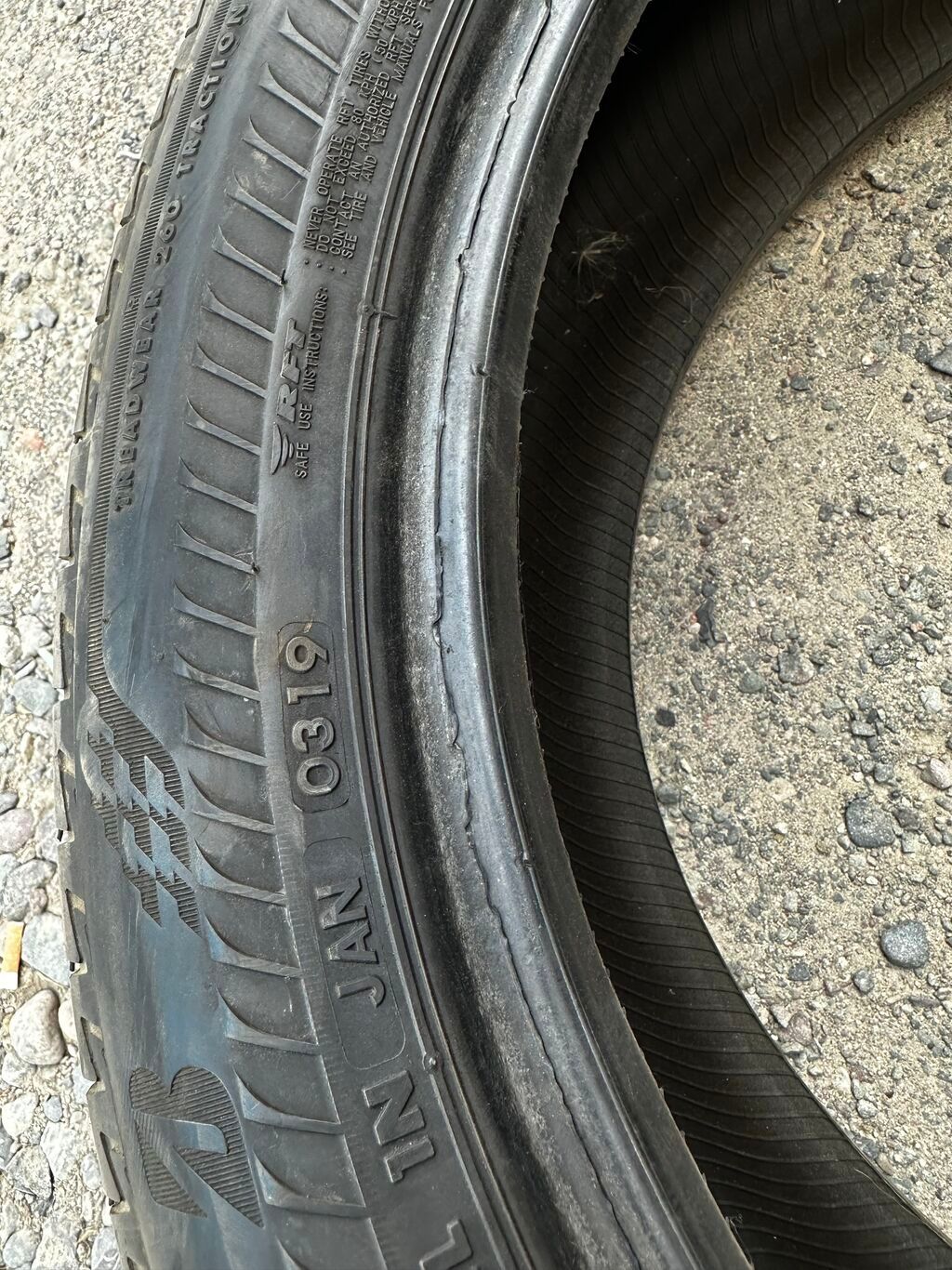 Шины 225 / 50 / R 18, Лето, Б/у, Комплект, Легковые, Bridgestone — фото 6