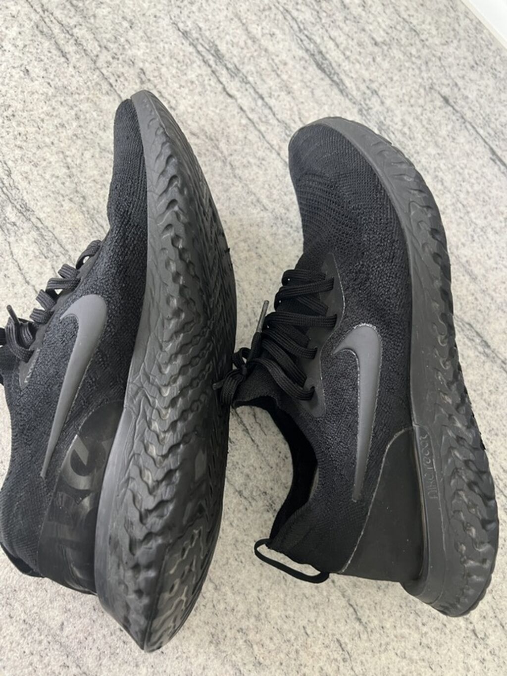 Кроссовки Nike Epic React Flyknit, черные - Модель: Nike Epic React: фото 5