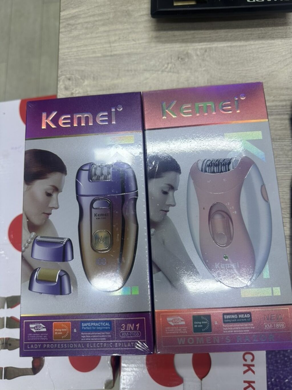 Эпиляторы и бритвы Kemei, VGR, SOKANY: фото 3