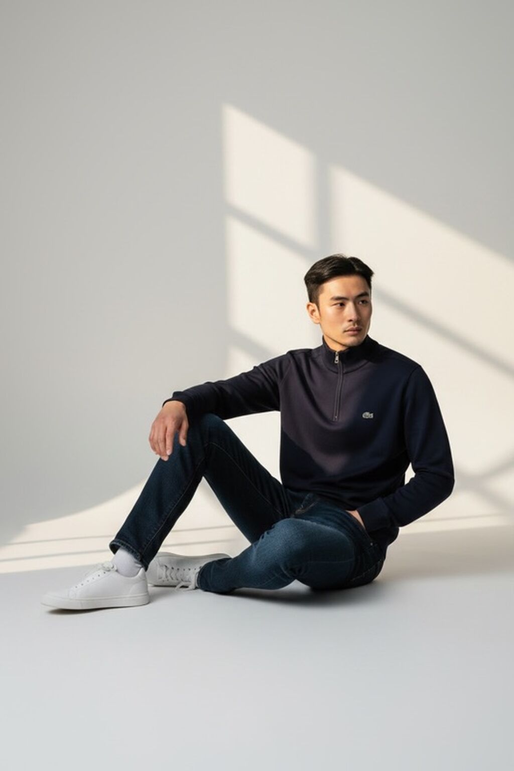 Мужской свитер, M, L, XL, Lacoste, Новый, цвет - Черный, Самовывоз, Платная доставка: фото 3