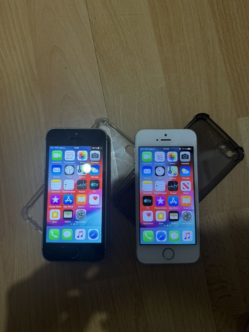 IPhone 5s, Б/у, 32 ГБ, Black Titanium, Зарядное устройство, Чехол — фото 2