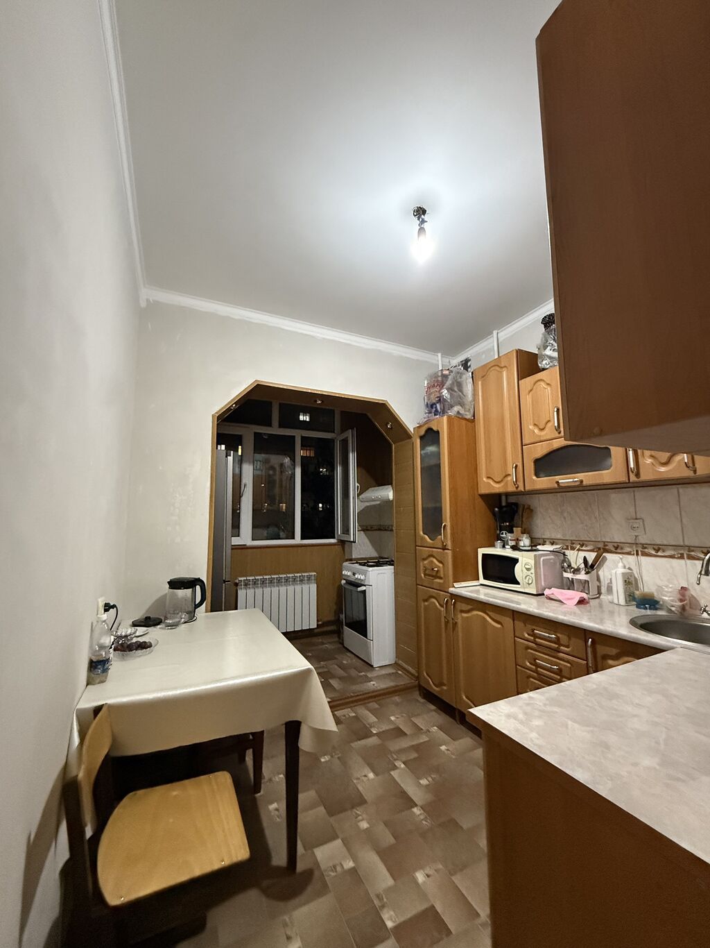 3 комнаты, 64 м², Тунгуч мкр 106 серия, 3 этаж, Евроремонт: фото 8