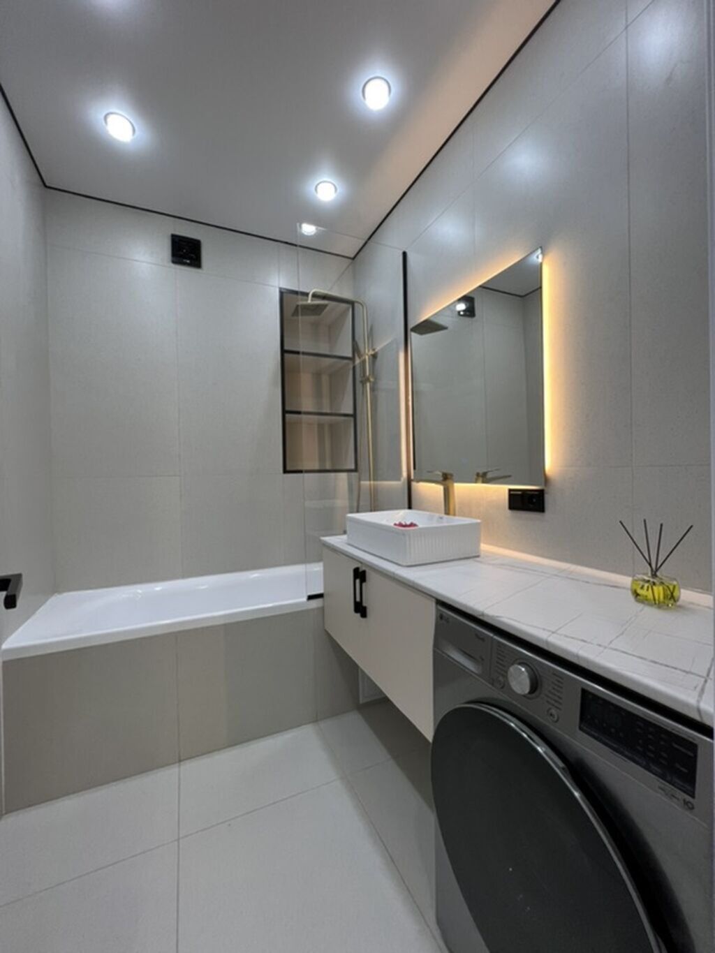 2 комнаты, 71 м², Кок-Жар ж/м Элитка, 12 этаж, Дизайнерский ремонт: фото 5