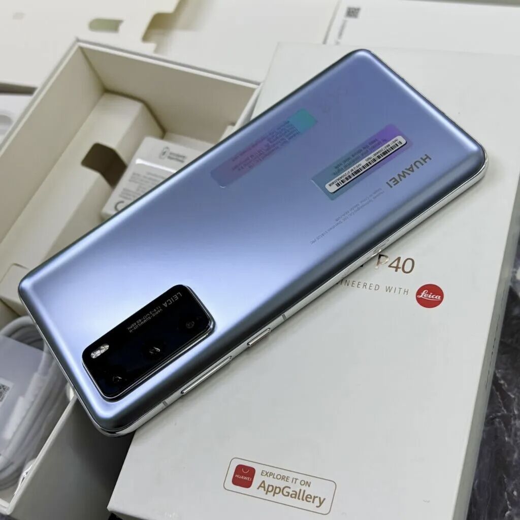 Huawei P40 4G, Новый, 128 ГБ, цвет - Серый, 1 SIM: фото 8