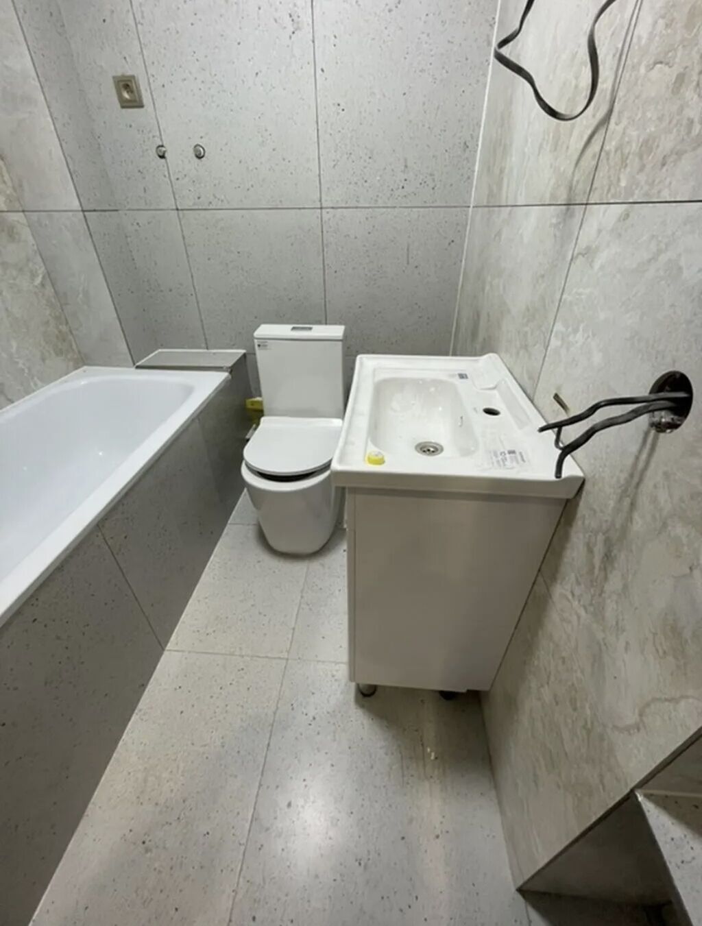 1 комната, 43 м², Кызыл Аскер Элитка, 3 этаж, Дизайнерский ремонт: фото 8