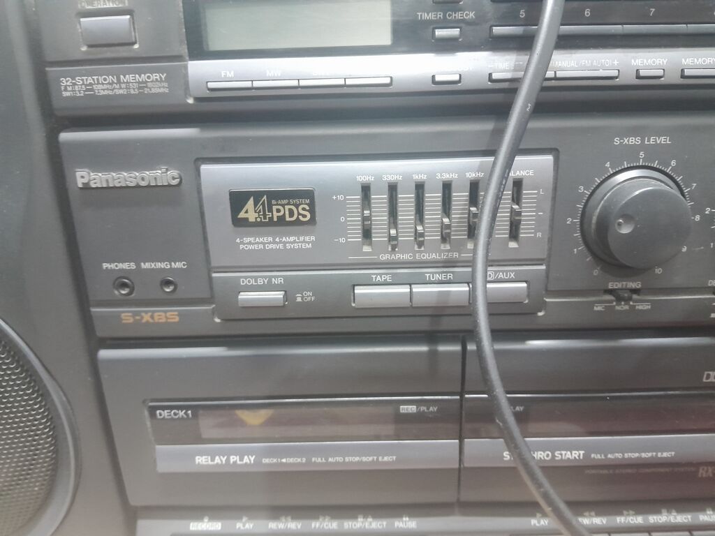 Портативная стереосистема Panasonic RX-CT980 с акустикой S-XBS: фото 4