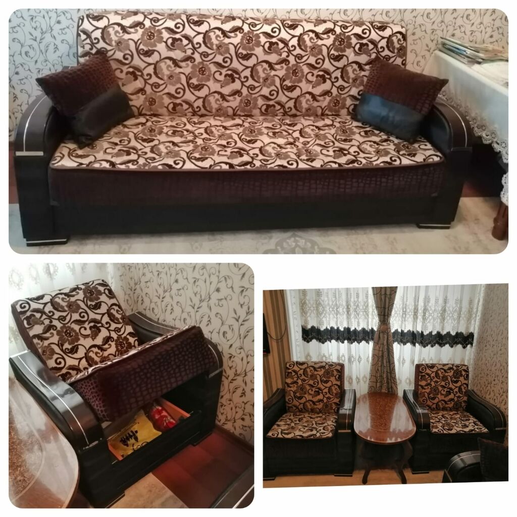 Диван и 2 кресла кровати комплект