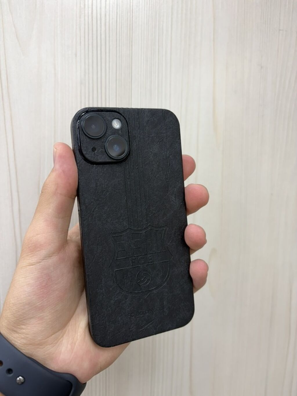 IPhone 14, Б/у, 128 ГБ, Midnight, Защитное стекло, Чехол, В рассрочку, 85 %: фото 1