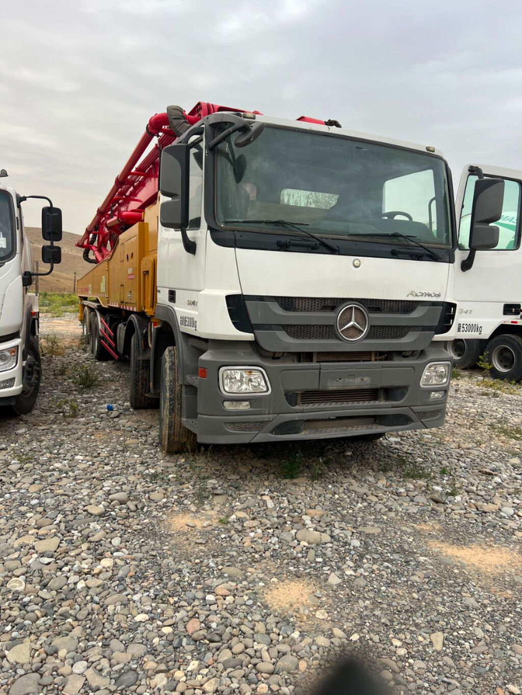 Бетононасос, Mercedes-Benz, 2018 г., более 60 м: фото 1