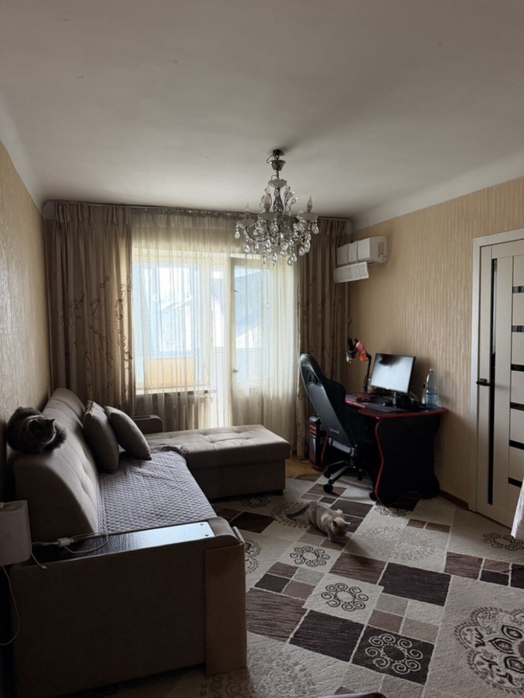 2 комнаты, 42 м², Аламедин-1 мкр Индивидуалка, 4 этаж, Косметический ремонт: фото 3