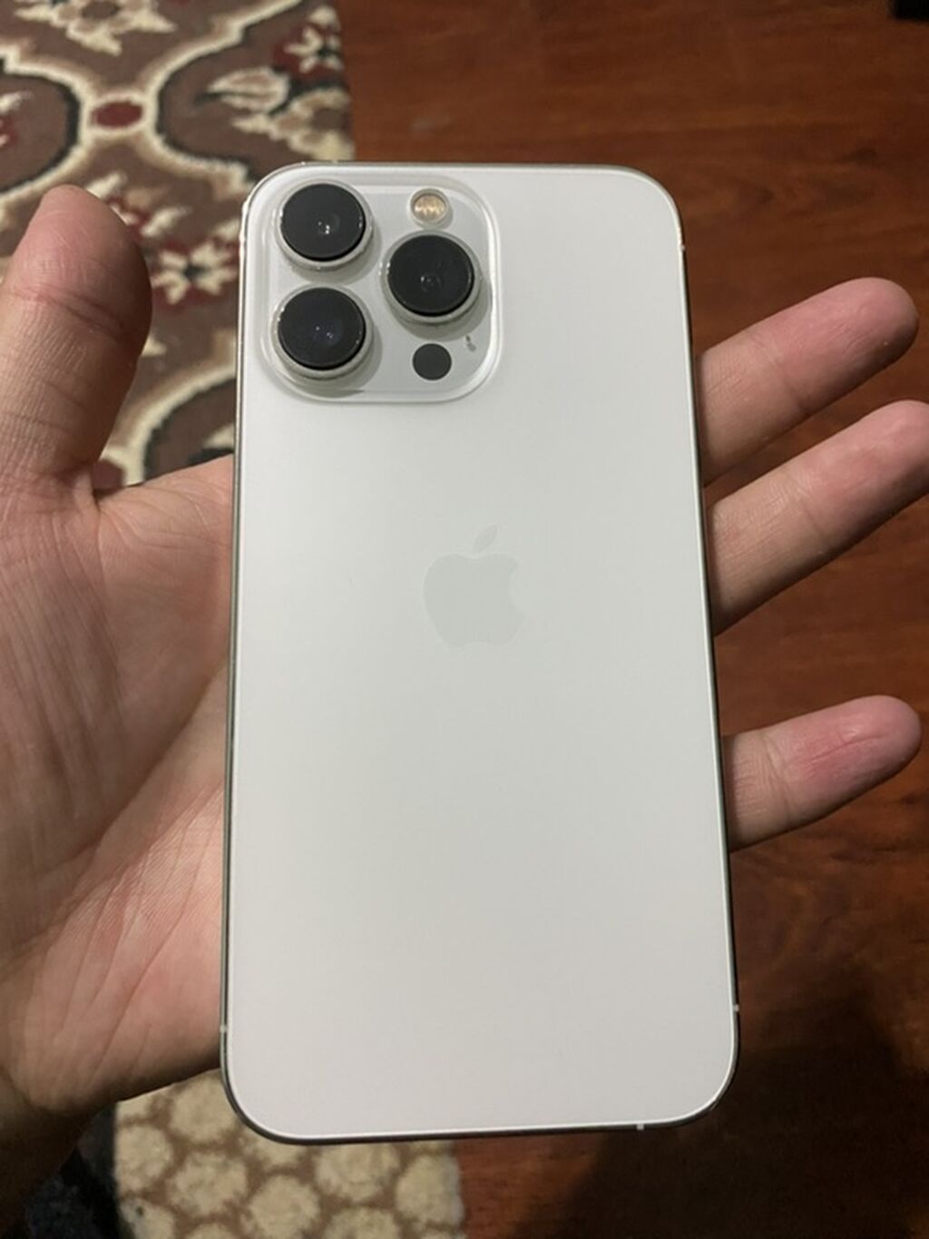 IPhone 13 Pro, Б/у, 128 ГБ, White Titanium, Коробка, 75 %: фото 4