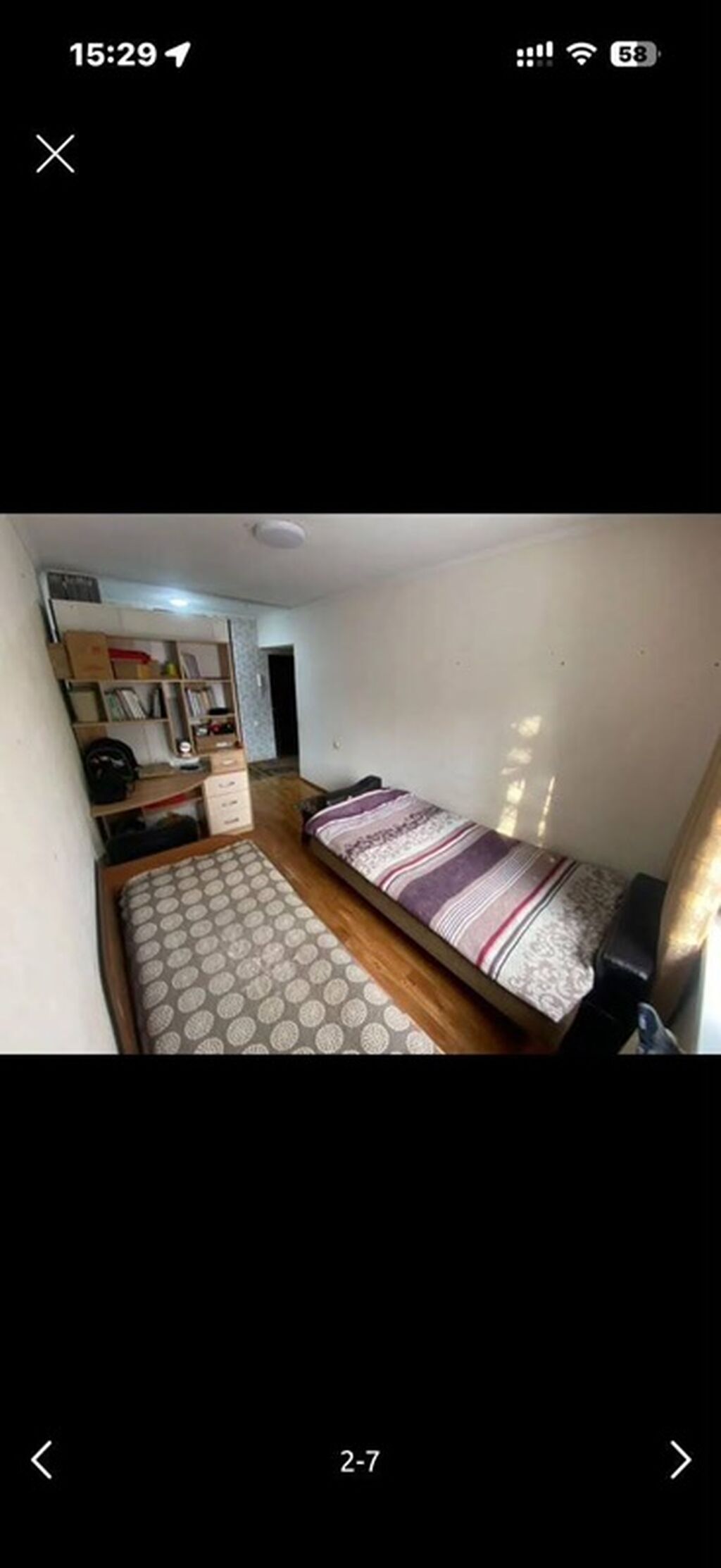 2 комнаты, 42 м², 104 серия, 1 этаж, Косметический ремонт: фото 6