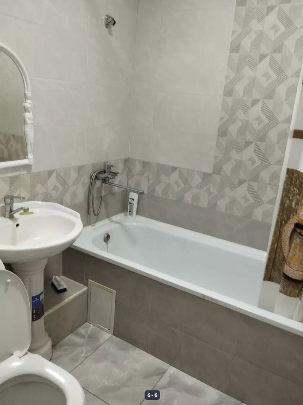2 комнаты, 44 м², 6 мкр 104 серия, 1 этаж, Дизайнерский ремонт: фото 2