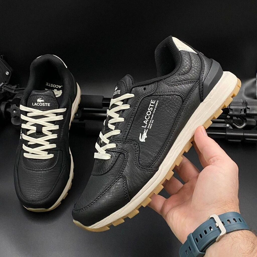 Мужские кроссовки, 40, 41, 42, Lacoste, Новый, цвет - Черный: фото 1