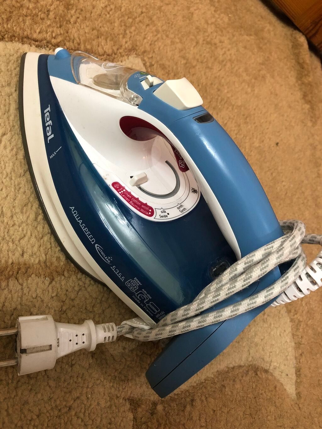 tefal aquaspeed 5355 iron