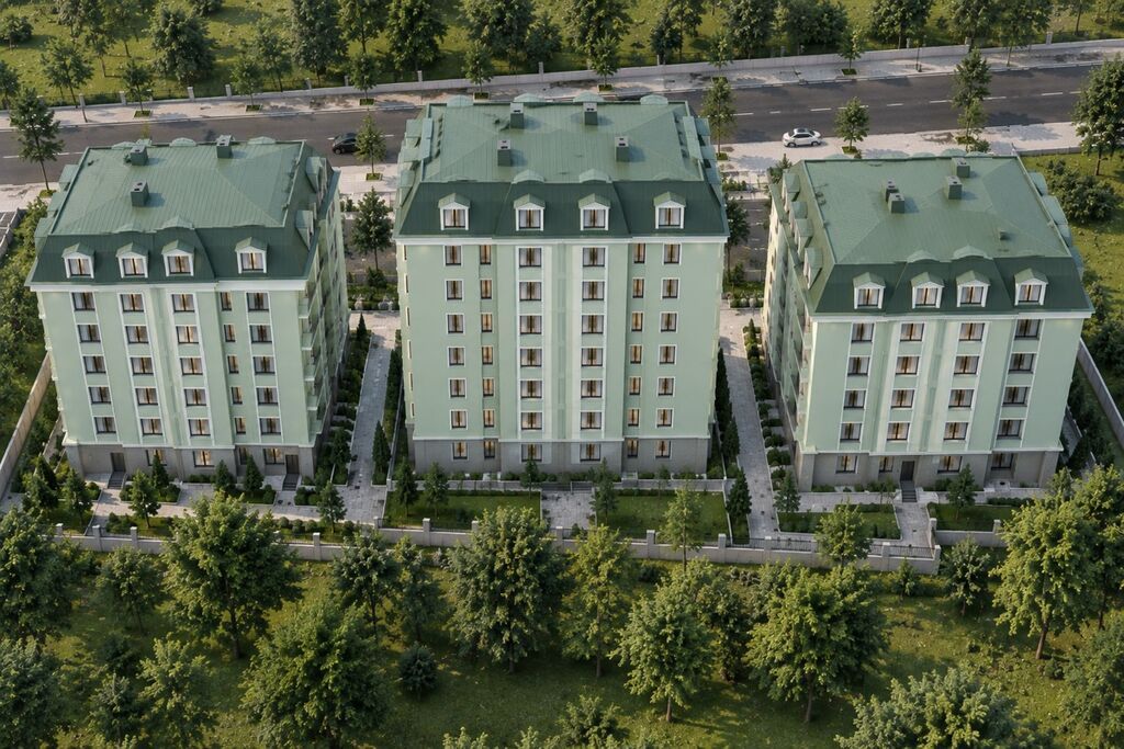 1 otaqlı, Yeni tikili, 42 kv. m