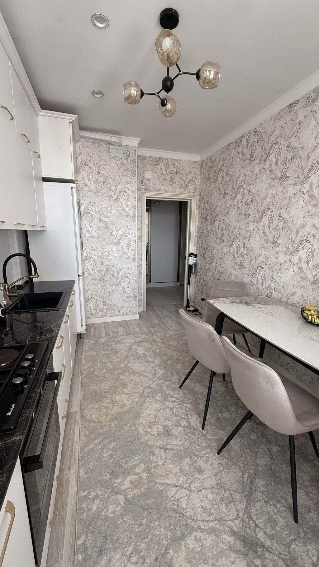 1 комната, 48 м², Джальская больница Элитка, 7 этаж, Дизайнерский ремонт: фото 3