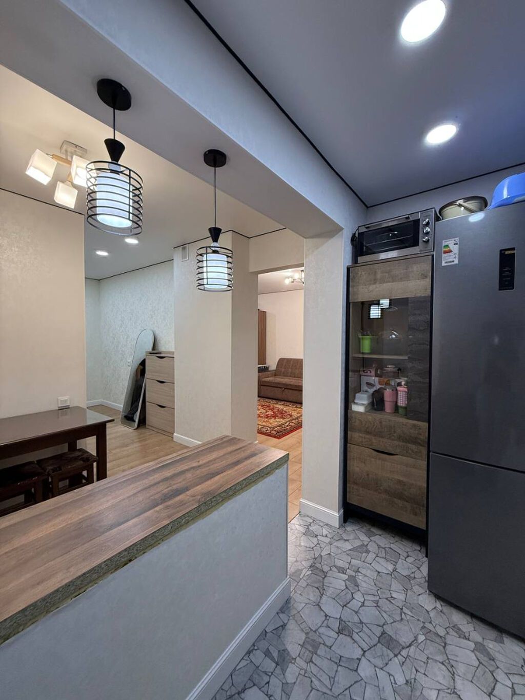 1 комната, 38 м², Аламедин-1 мкр 105 серия, 1 этаж, Евроремонт: фото 6