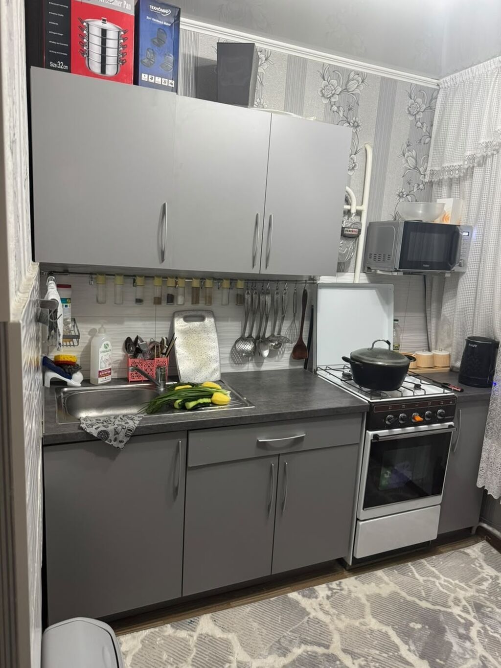 2 комнаты, 47 м², 11 мкр 104 серия, 4 этаж, Свежий ремонт: фото 1