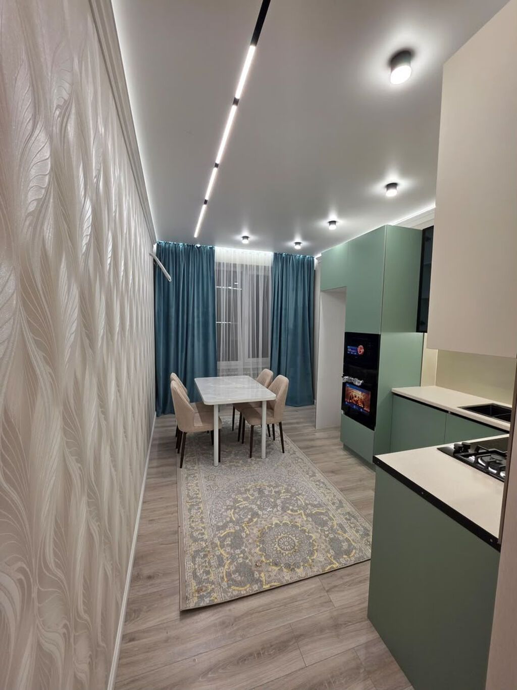 2 комнаты, 78 м², ул. Горького / Алматинка Дизайнерский ремонт: фото 8