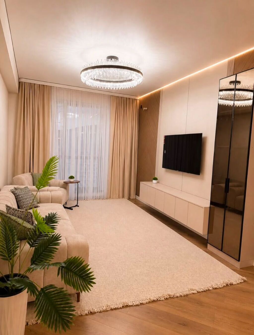 2 комнаты, 63 м², Асанбай мкр Элитка, 14 этаж, Евроремонт: фото 5