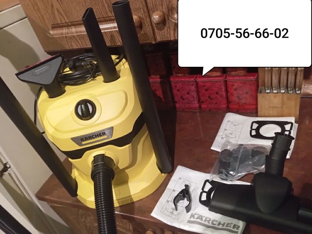 Пылесос Karcher WD 2 plus Home полная комплектация этой модели для: фото 2