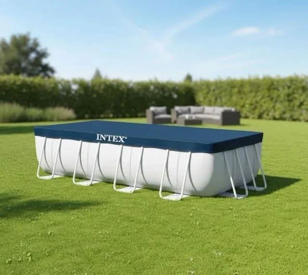 Bazeni i oprema: Intex prekrivač za bazen pravougaoni 450x220 cm