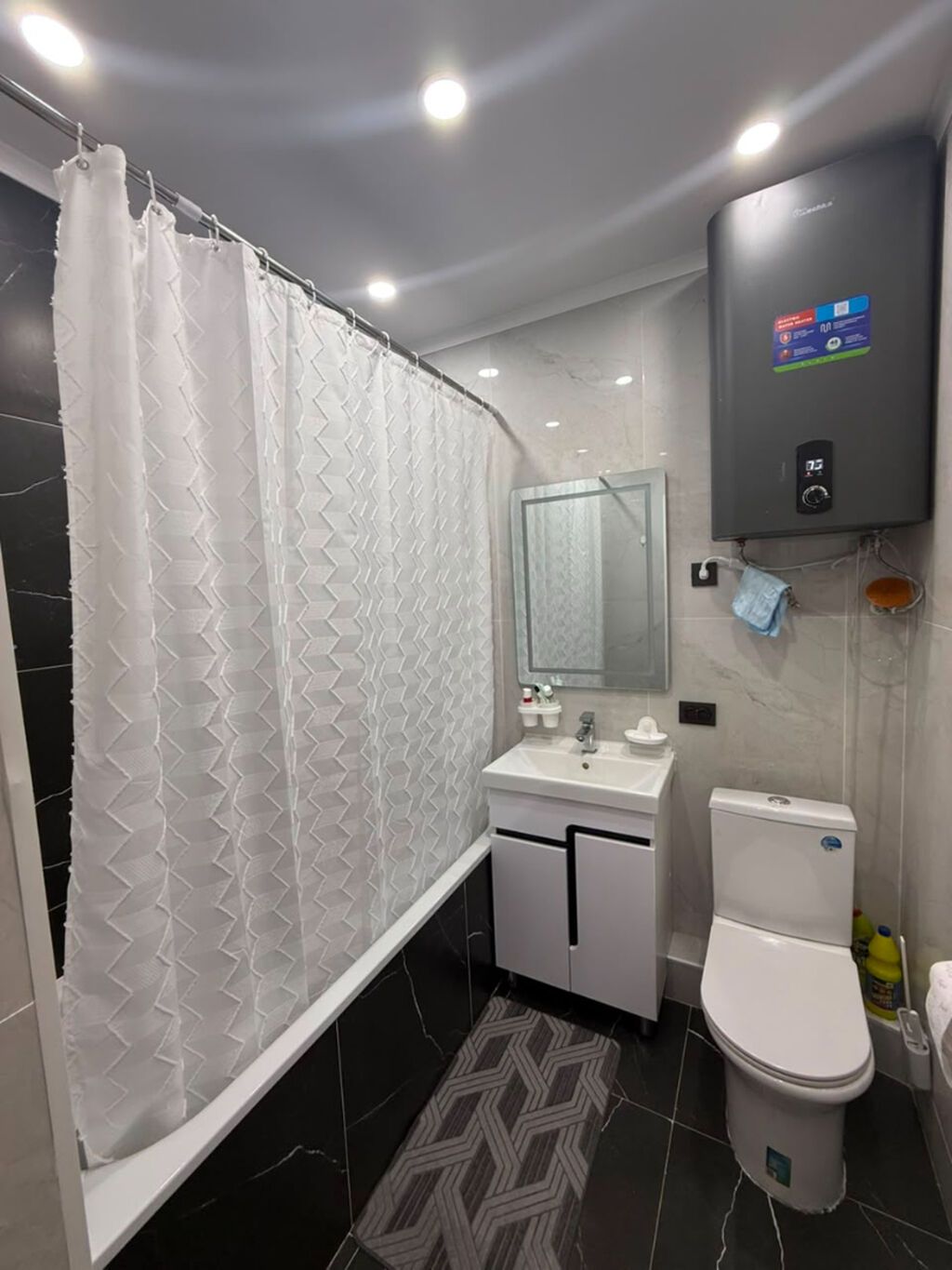 1 комната, 41 м², Тунгуч мкр Элитка, 8 этаж, Дизайнерский ремонт: фото 5