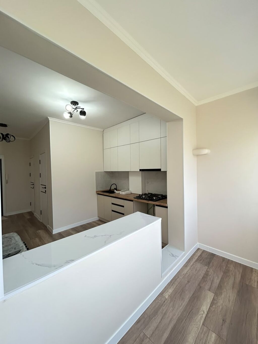 1 комната, 44 м², Аламедин-1 мкр 106 серия, 6 этаж, Свежий ремонт: фото 2