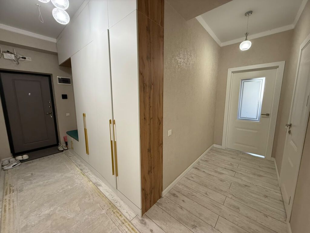 2 комнаты, 66 м², Кок-Жар ж/м Элитка, 3 этаж, Евроремонт: фото 3