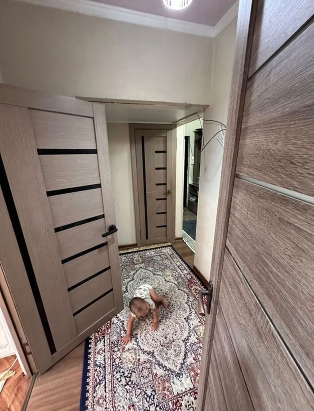 3 комнаты, 60 м², Аламединский рынок / базар 105 серия, 5 этаж, Свежий ремонт: фото 2
