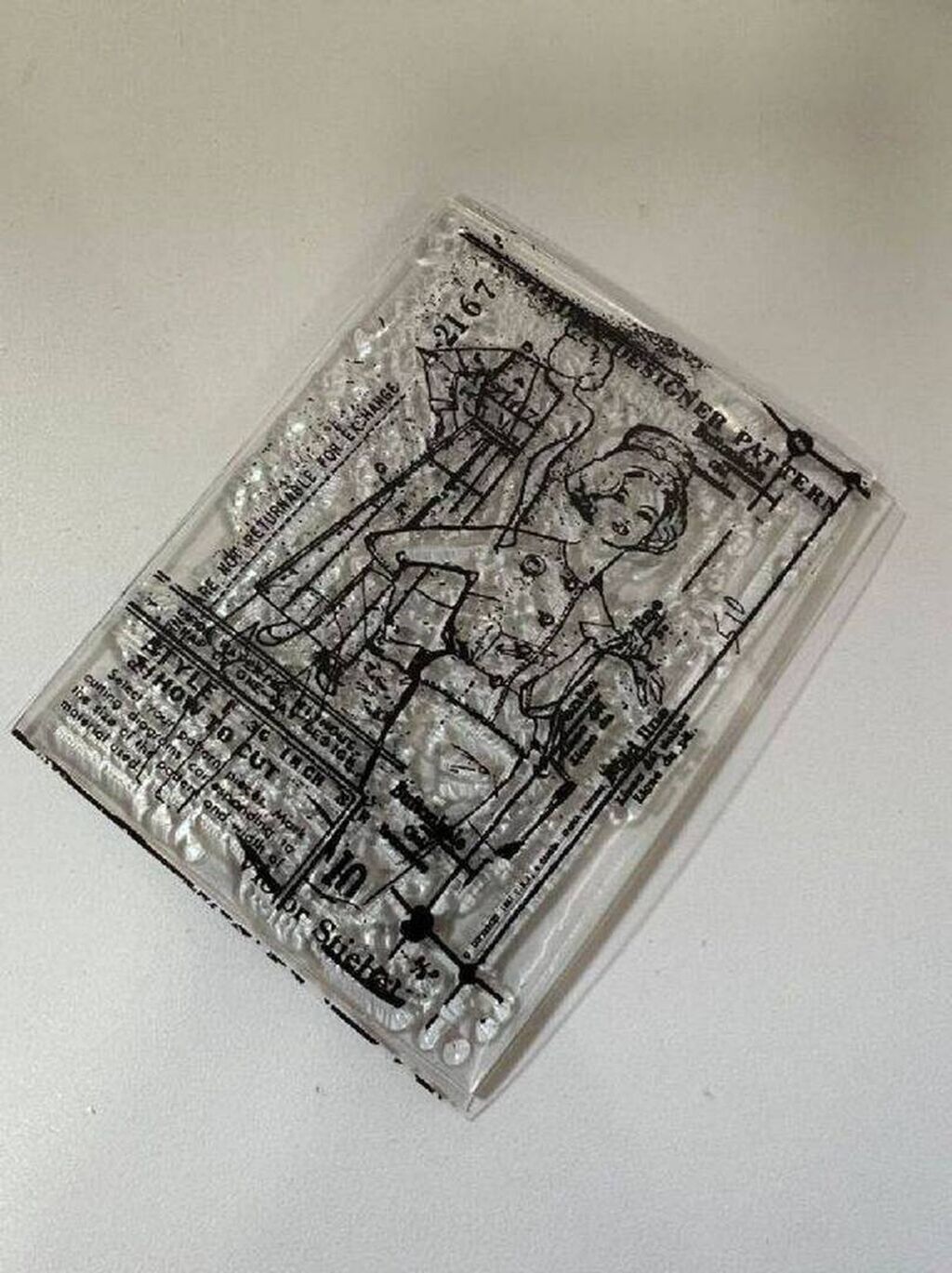 Силиконовый штамп для скрапбукинга и Mixed Media: фото 4