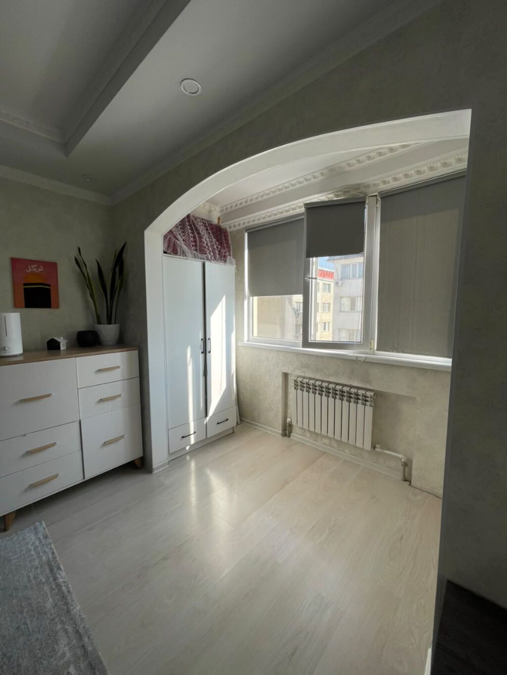 1 комната, 45 м², Пишпек 106 серия улучшенная, 8 этаж, Евроремонт: фото 3