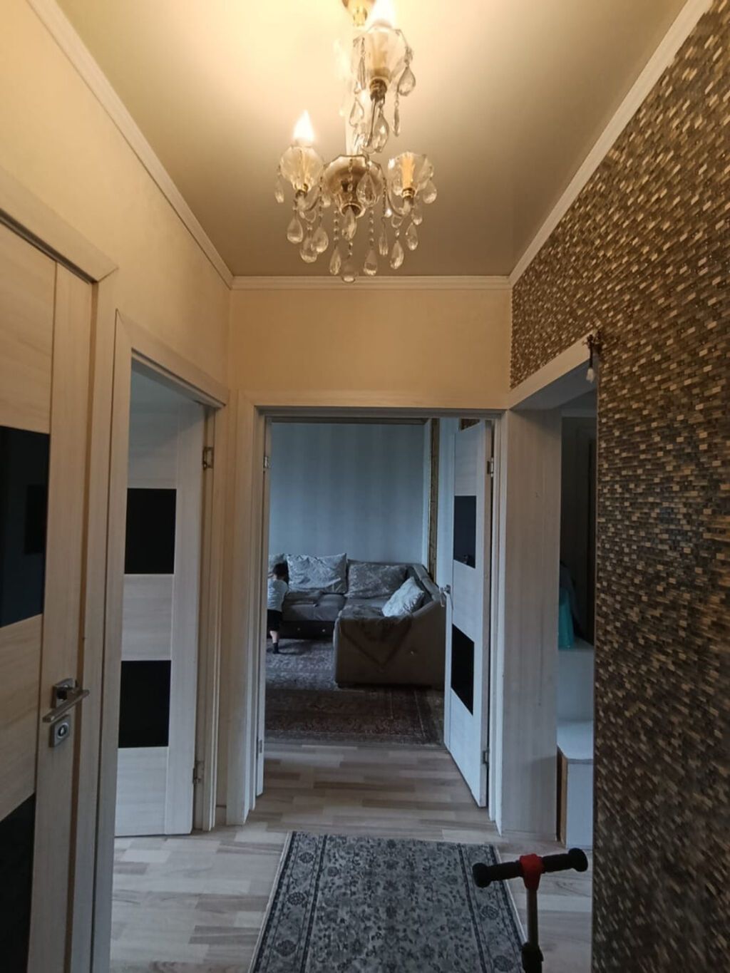 3 комнаты, 61 м², Асанбай мкр 106 серия, 6 этаж, Евроремонт: фото 6